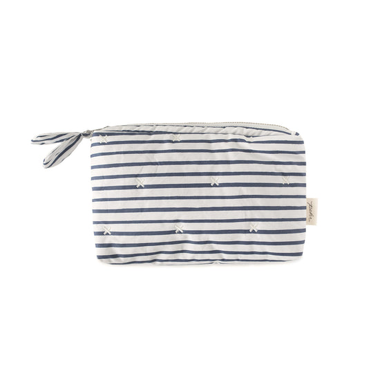 on The Go Mini Pouch Stripes Away Rose Pink / Mini