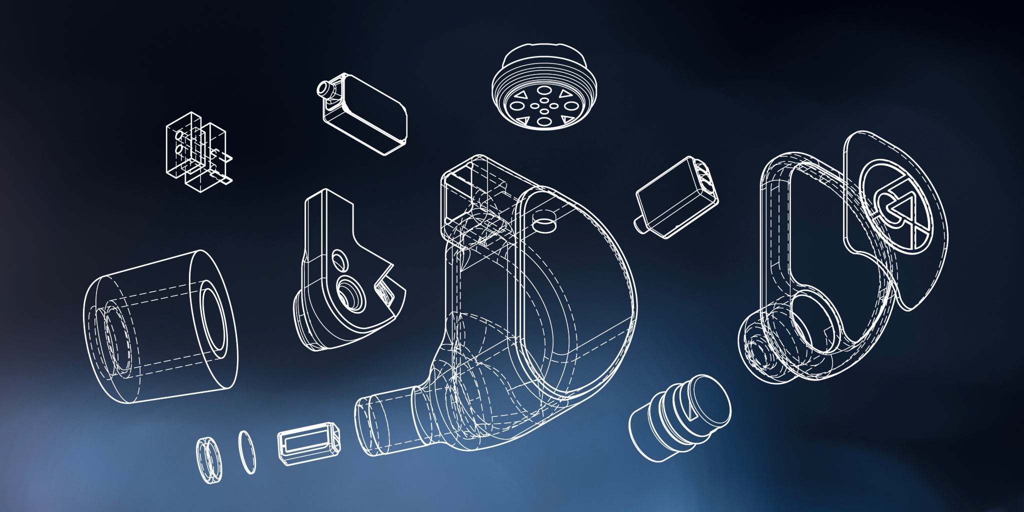 64 Audio U4s internal components explosion diagram