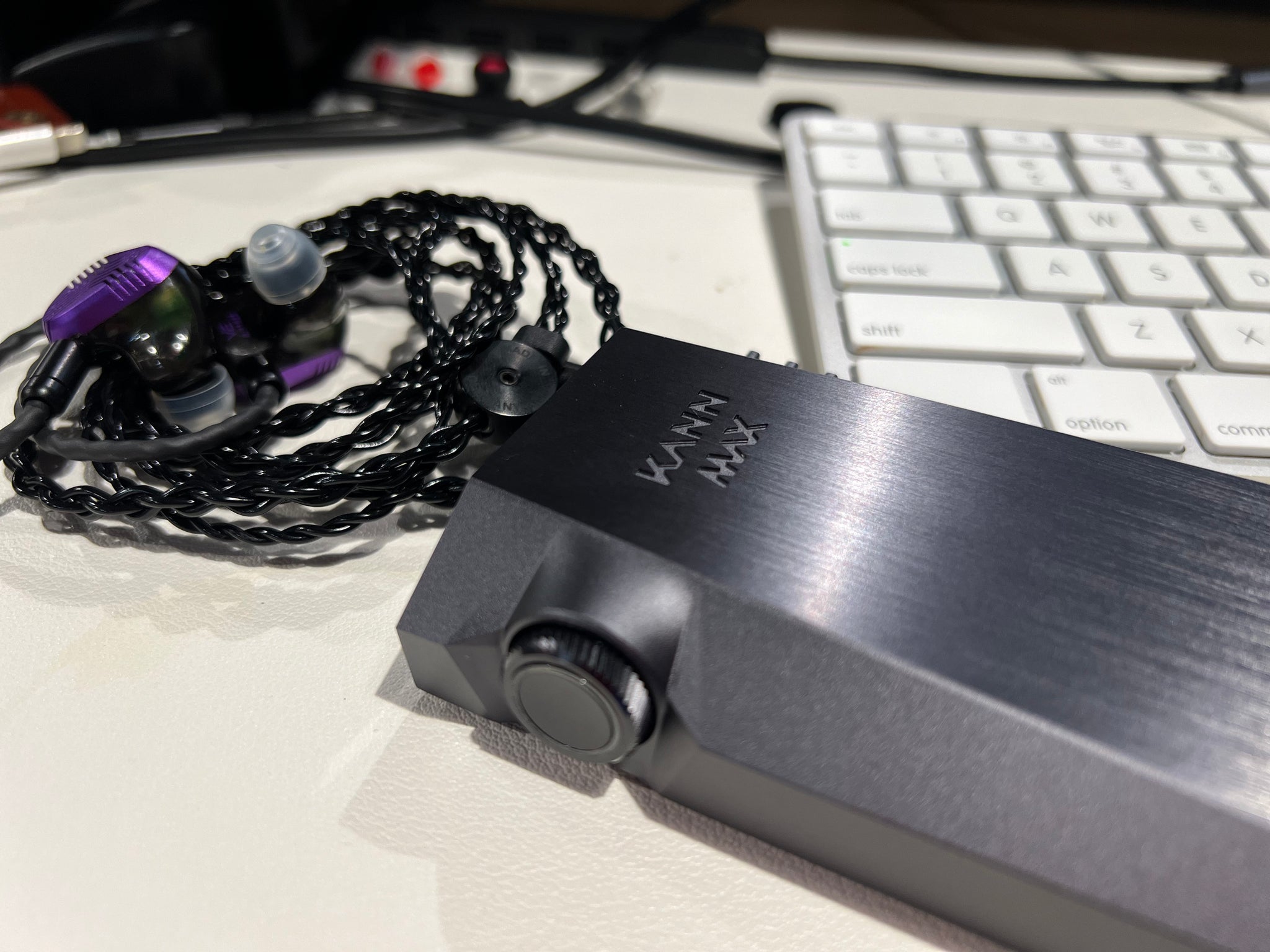 Astell&Kern KANN Max with connected Vision Ears EXT earphones