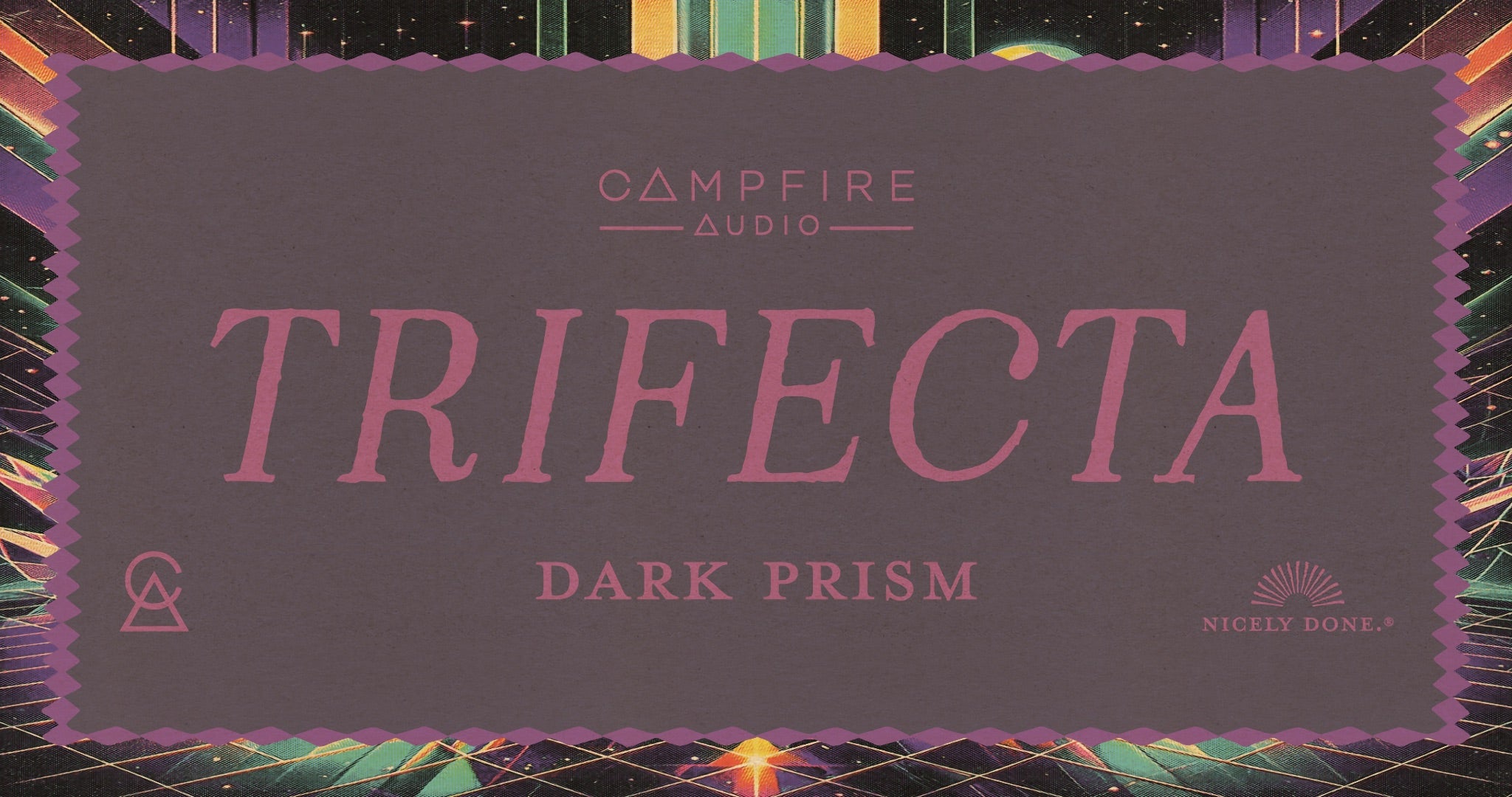 Campfire Trifecta Dark Prism banner with spectral border