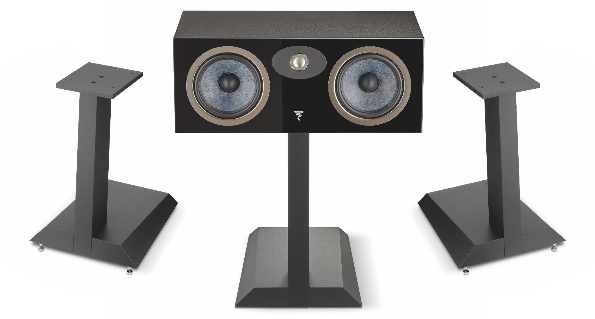 Focal Theva center stand with speaker and (x2) without speaker