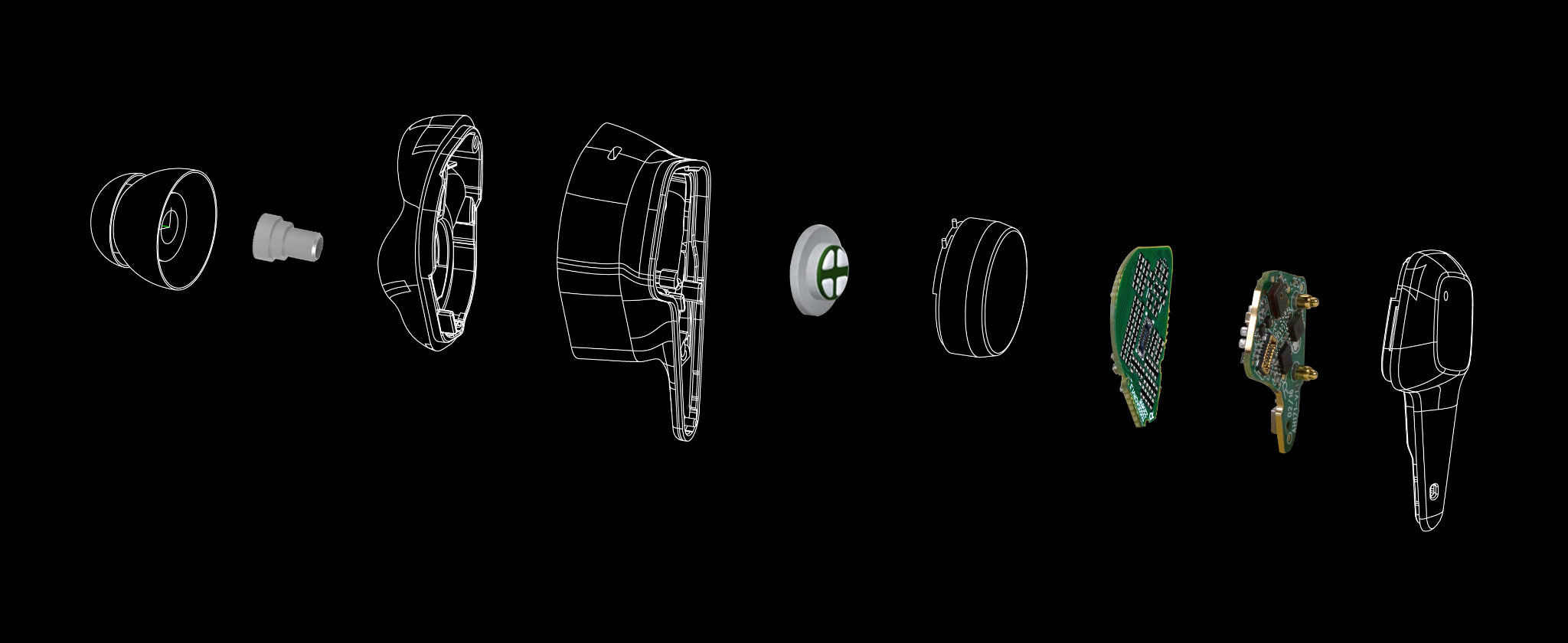 HiFiMAN Svanar Wireless internal components explosion