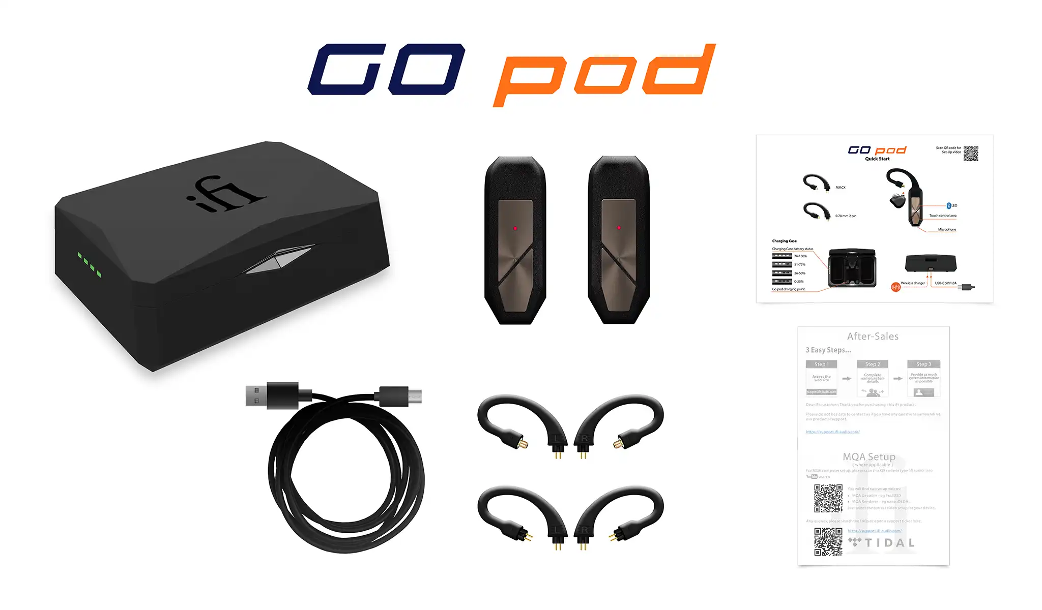 iFi GO pod Max in the box