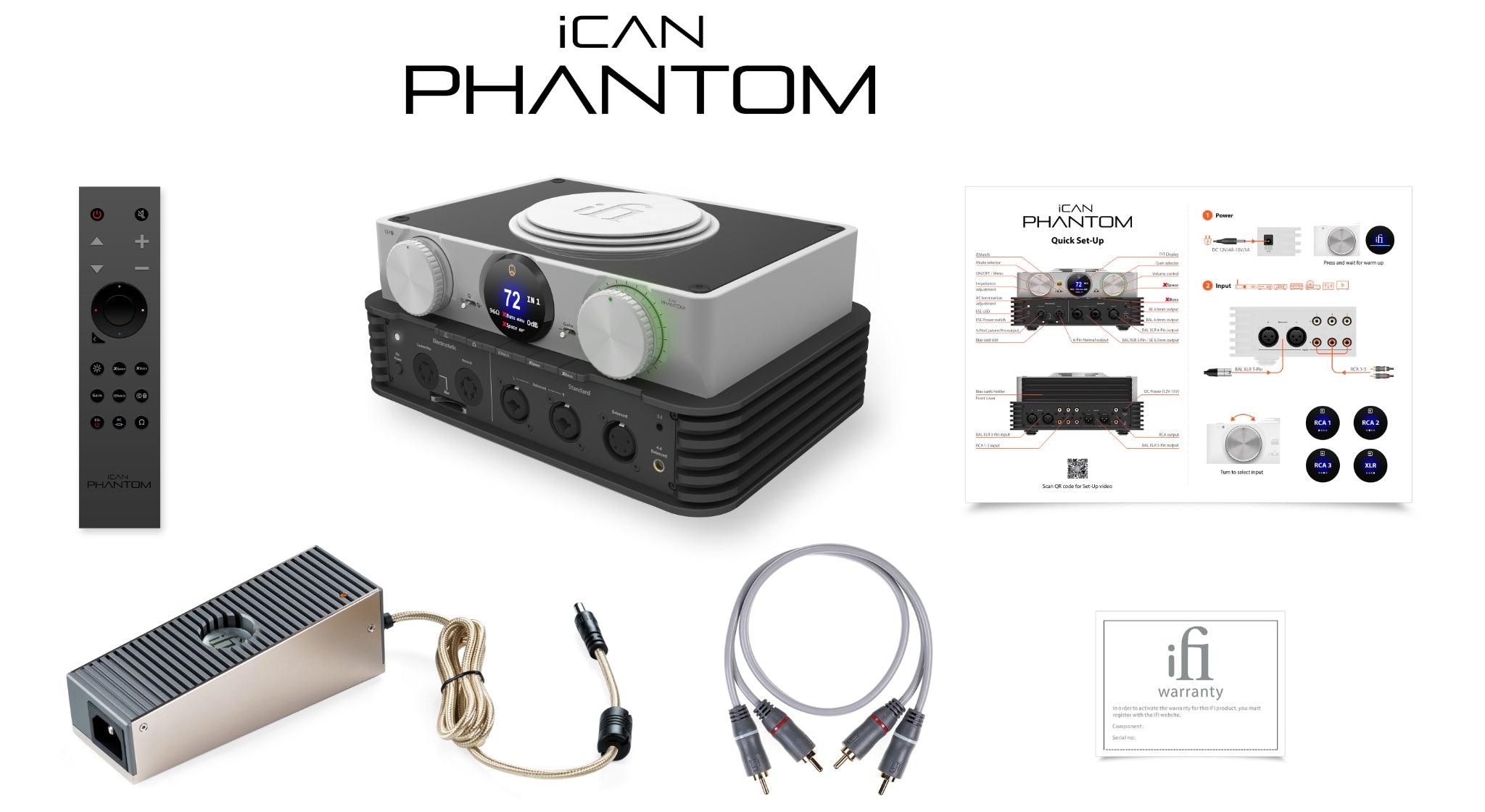 iFi iCAN Phantom and all accessories