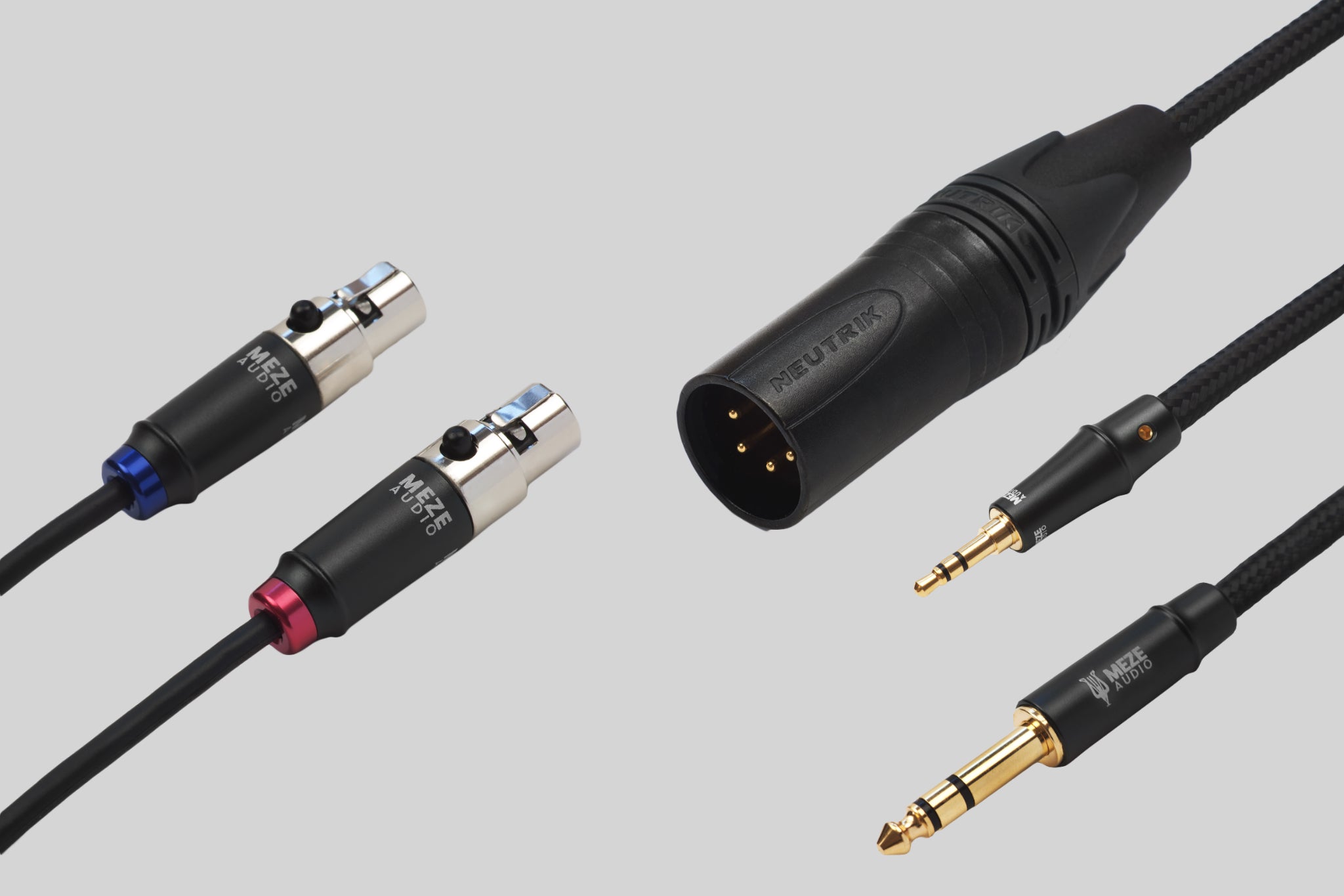 Meze Audio 4-pin mini XLR cable terminations