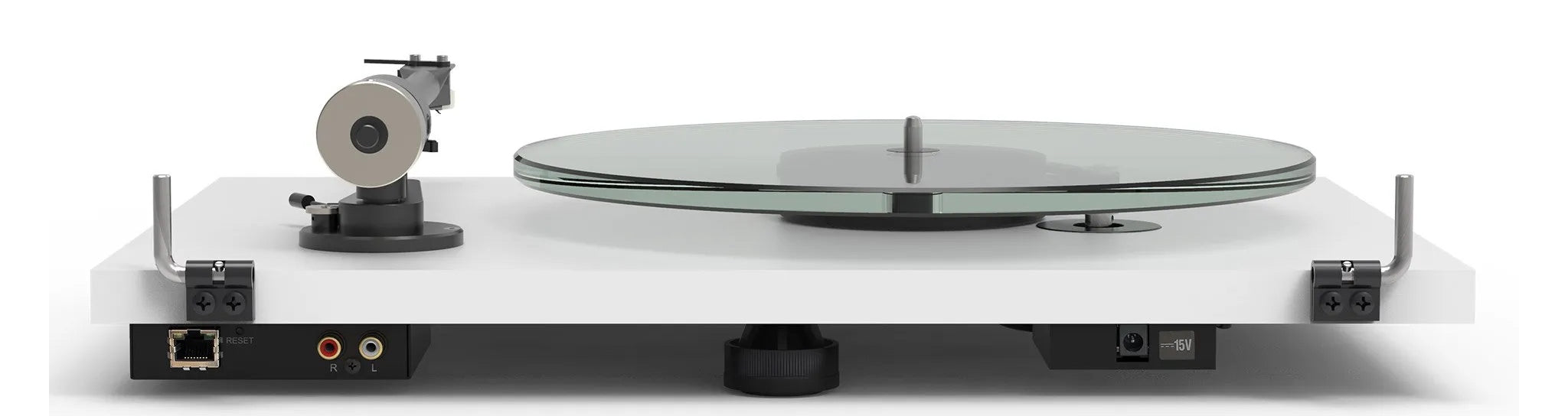 Pro-Ject T2 W white rear over white background
