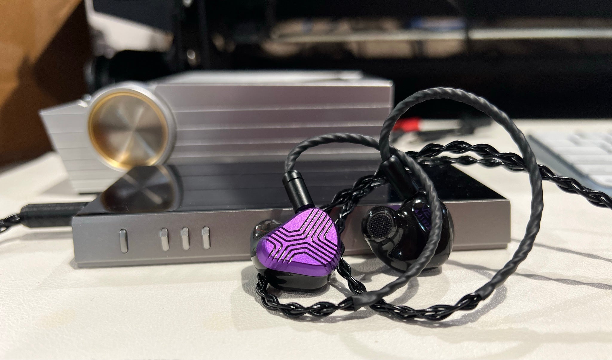 Vision Ears EXT earphones with Astell&Kern audio player from Bloom Audio gallery