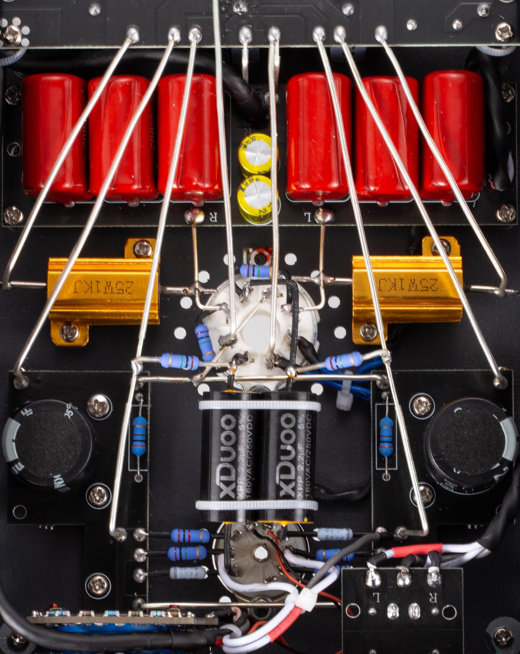 xDuoo TA-66 internal wiring closeup