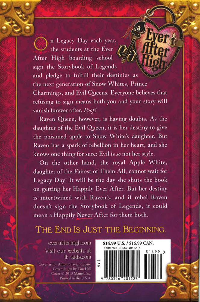 ever after high the storybook of legends