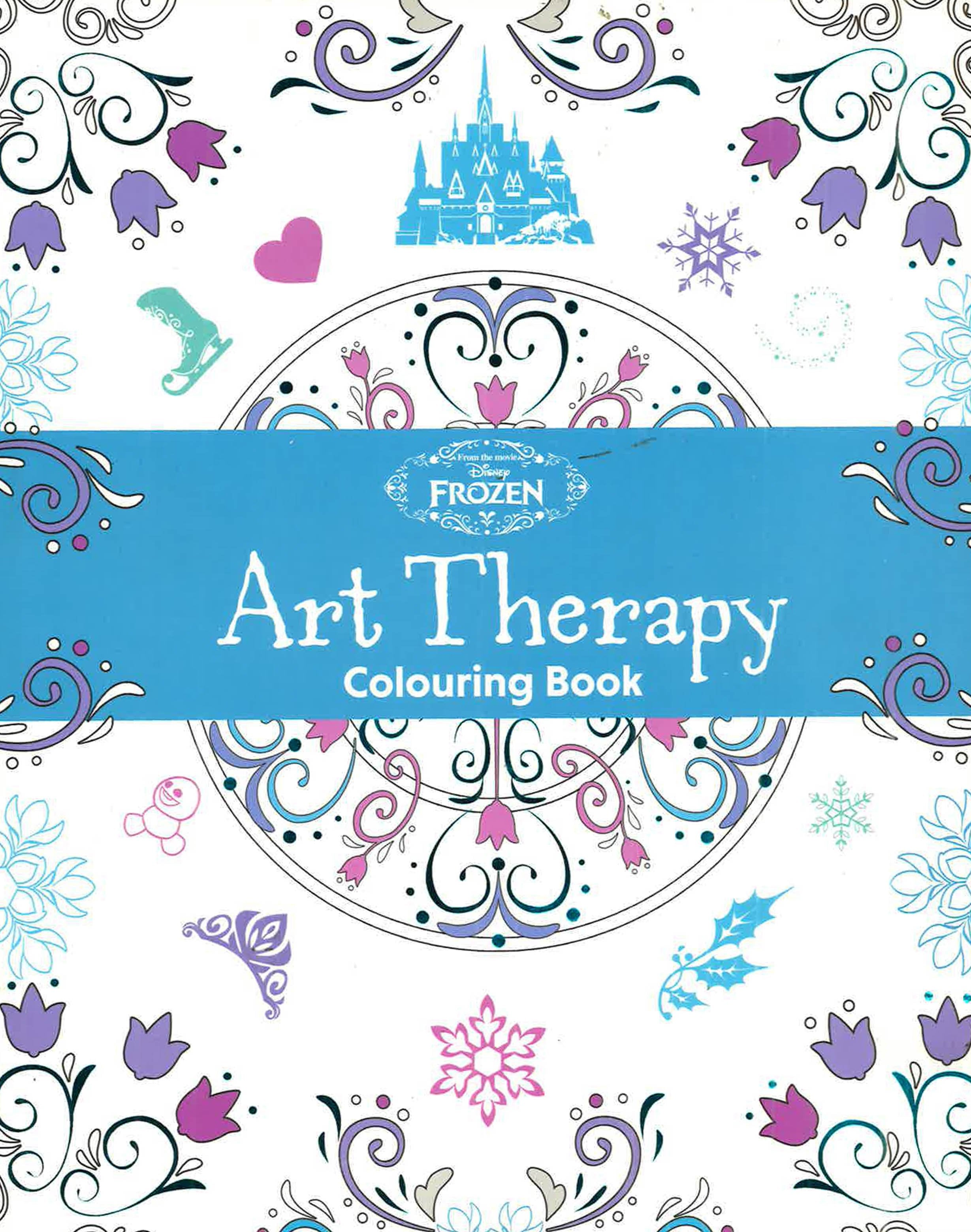 Download Disney Frozen Art Therapy Colouring Book Bookxcess Online