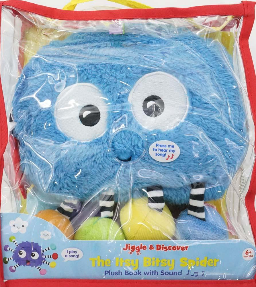 Jiggle & Discover: The Itsy Bitsy Spider ( Plush Book With Sound ...