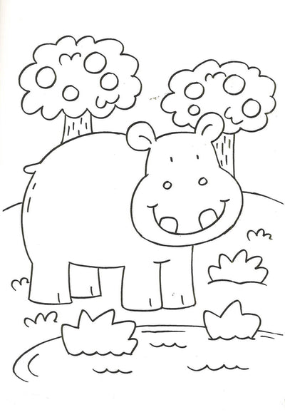 Download Animals Colouring Book A4 Bookxcess Online