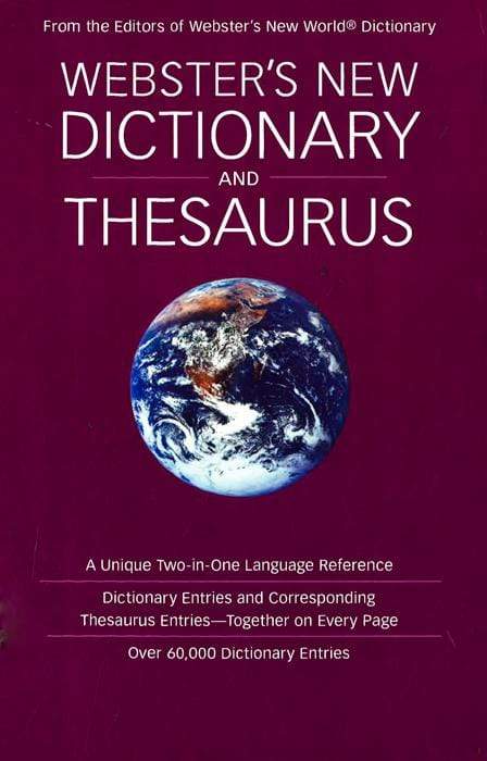 Websters New Dictionary And Thesaurus Bookxcess Online 2118