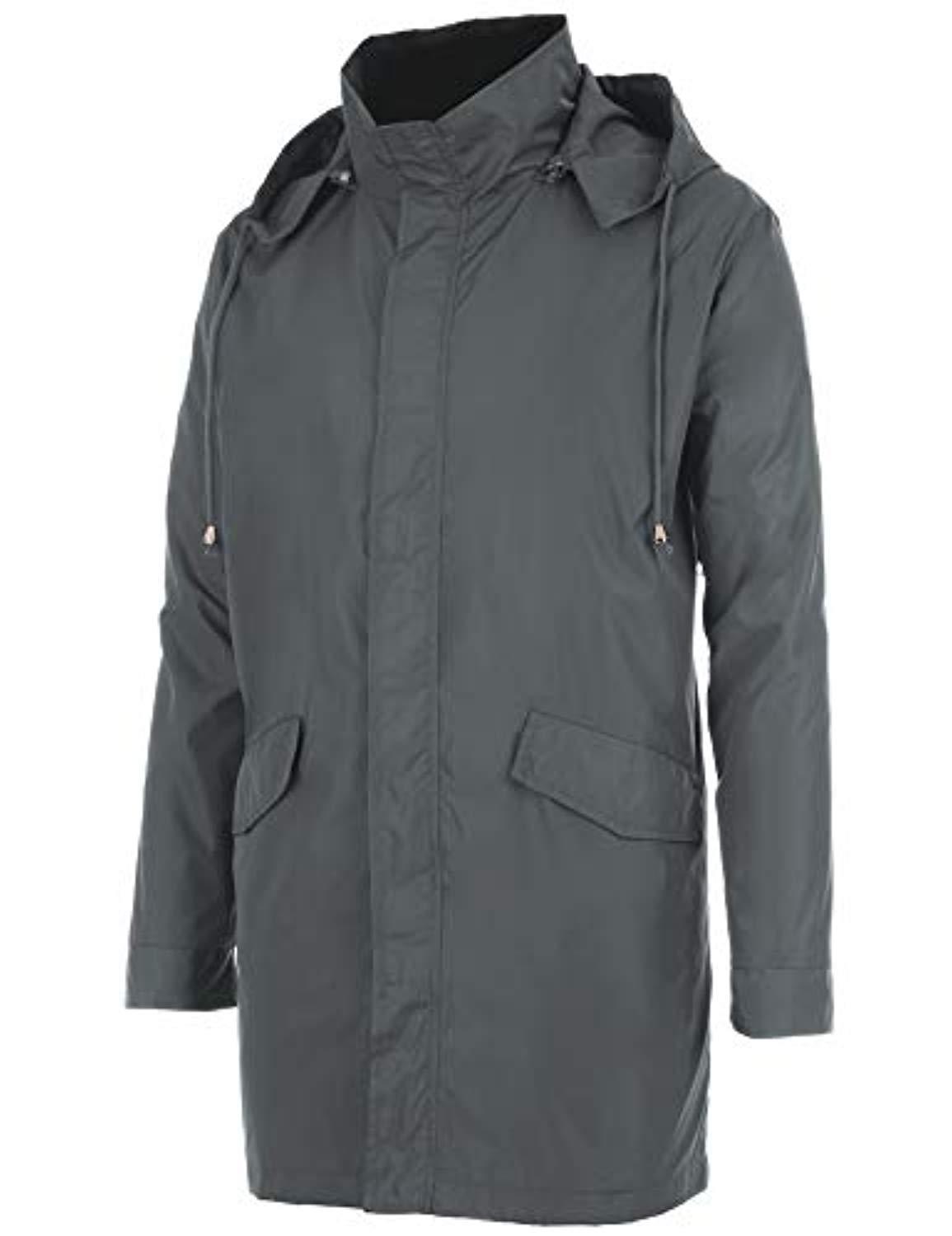 fisoul outdoor hooded rain jacket