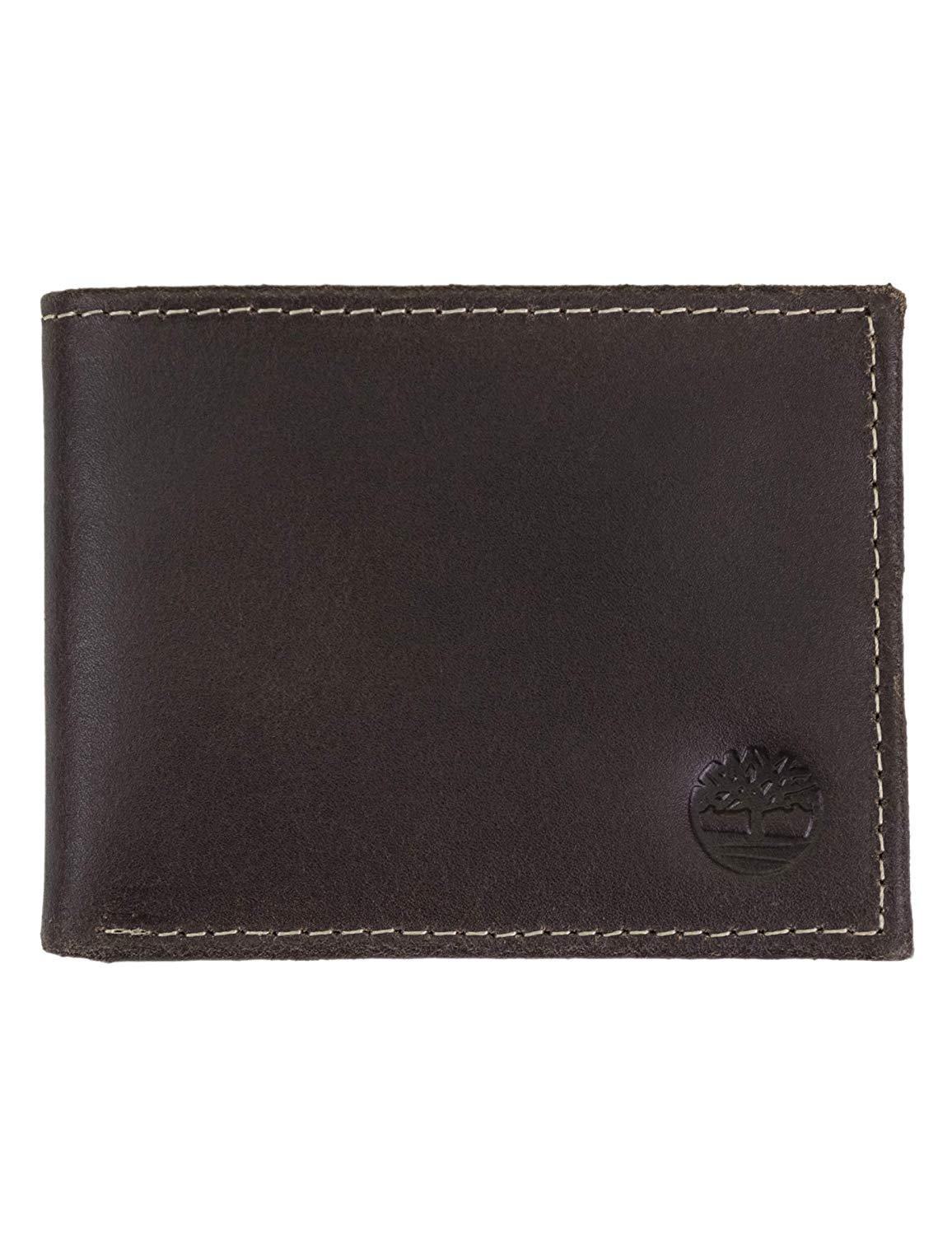 timberland men's blix slimfold leather wallet