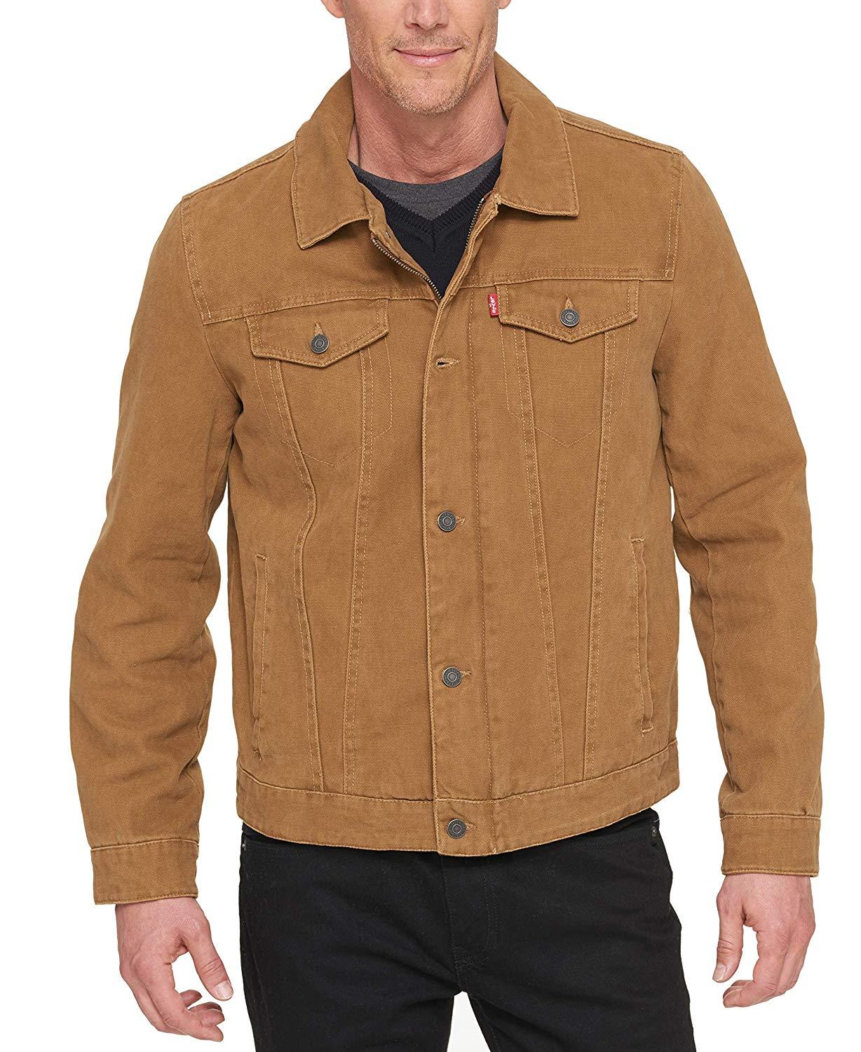 levis canvas trucker jacket