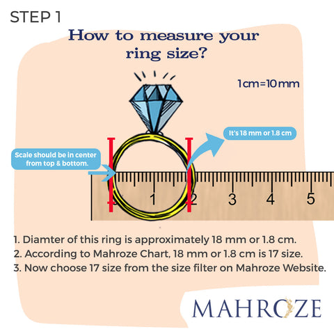 RING SIZE CHART – Lily & Co.
