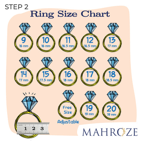 Ring Size - Mahroze