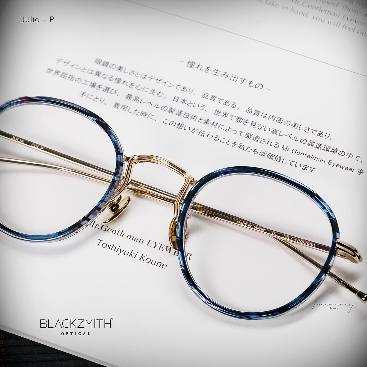 シルバー金具 mrgentleman eyewear “JULIA” - 通販 - bhalkehospital.com