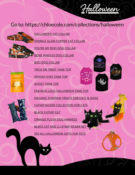 Halloween Gift Guide for Pets at Chloe Cole Pet Couture