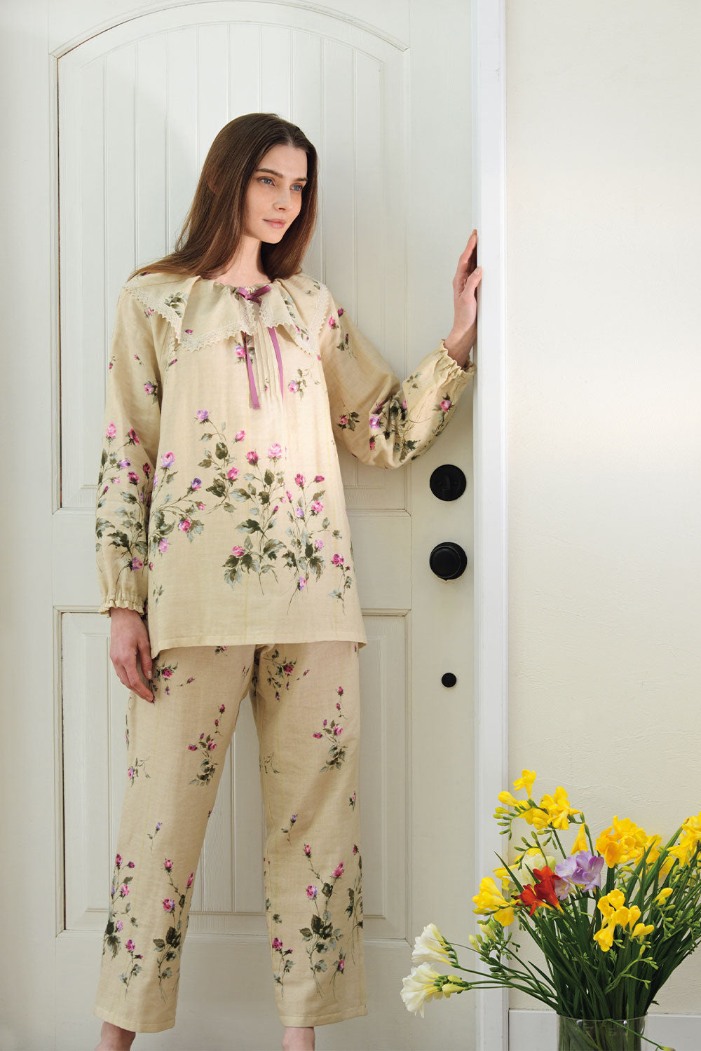 IKUKOイクコ 未使用タグ付き 花柄半袖パジャマ（サイズ2） - ルーム 