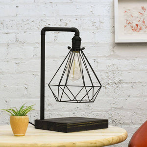 geometric table lamp