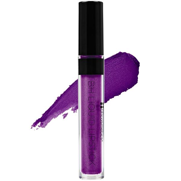 metallic purple lipstick