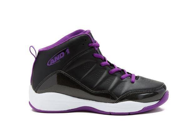 kids black basketball shoes