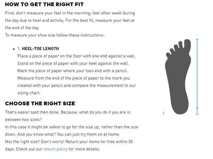 adidas predator size chart