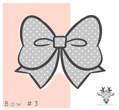 Bow #3 Cookie Cutter - CQ446
