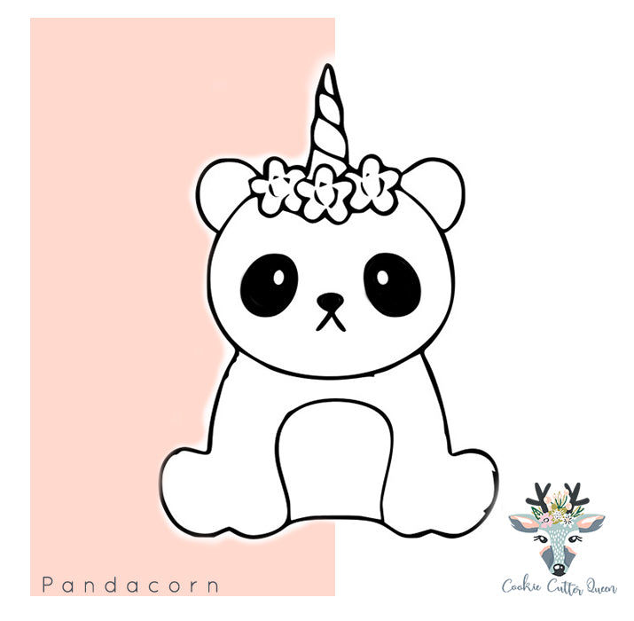 Pandacorn Cookie Cutter - CQ212 