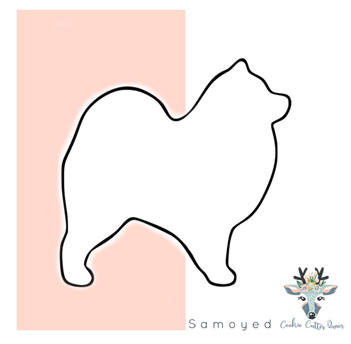 Samoyed Cookie Cutter - CQ185 – Cookie 