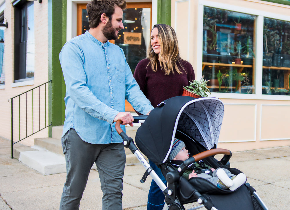 little bird denim stroller