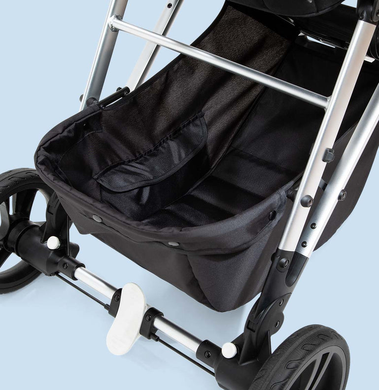 stroller bottom basket