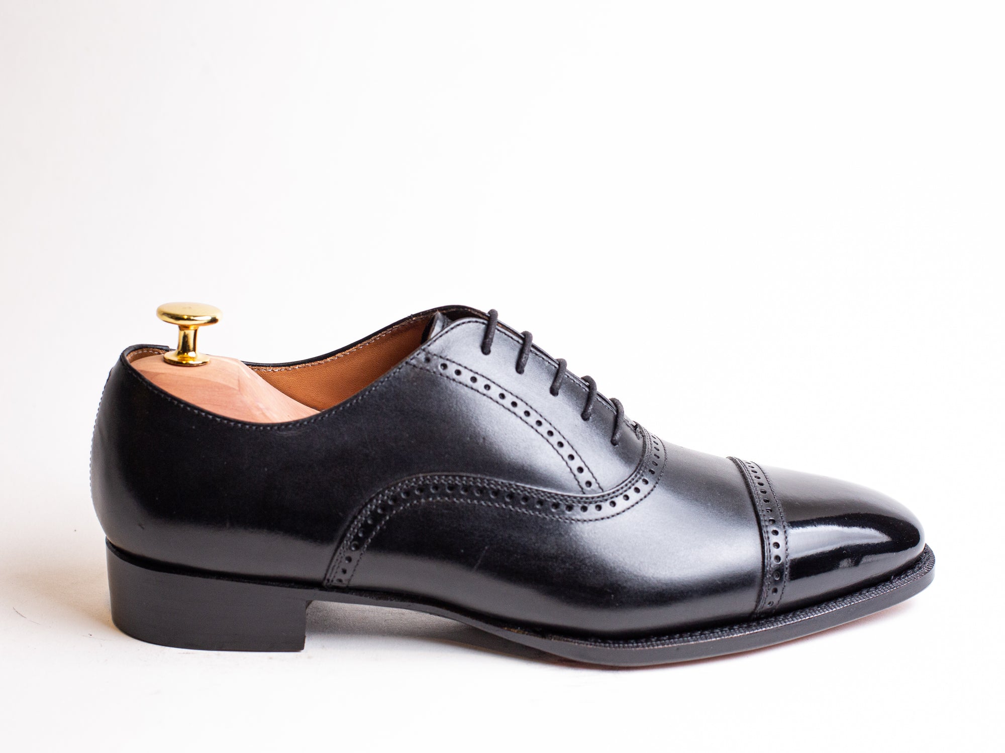 Ringo Punched Cap-Toe Oxfords - CNES 