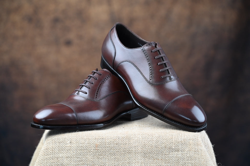 Winston Cap Toe Oxfords (Hand Welted) - CNES Shoemaker