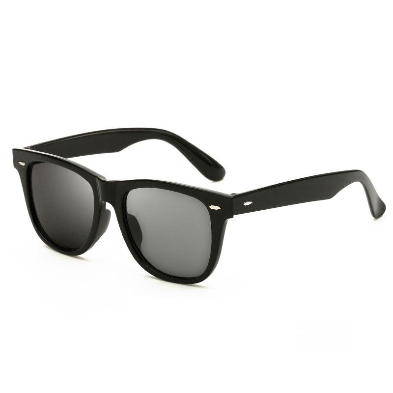 Unisex Black Square Wayfarer Sunglasses-FunkyTradition