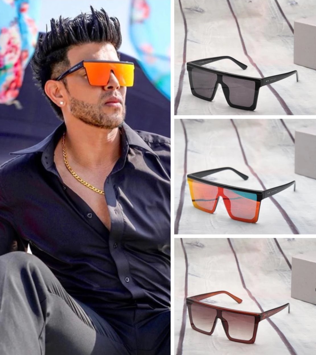 New Fashion Square Sahil Khan Sunglasses For Men And Women -FunkyTradi –  FunkyTradition