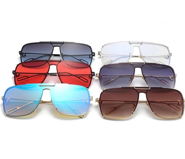 CCspace 46167 S&L Size Square Luxury COOL Sunglasses Men Women