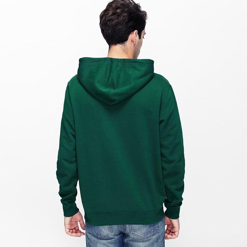plain dark green hoodie