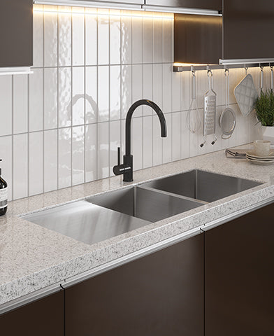 Topmount kitchen sinks by Buildmat