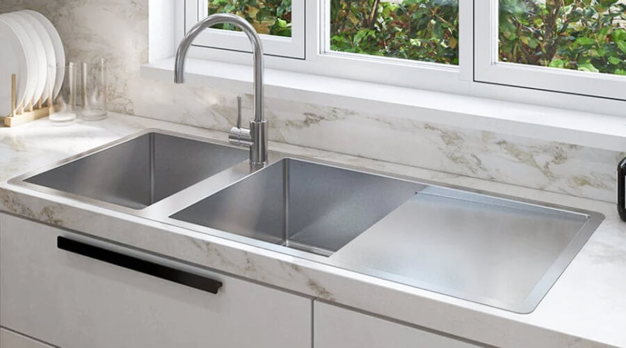 3 Best Materials for Double Kitchen Sinks