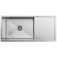 Cody 950x450 Single Bowl w Drain Board Sink by Buildmat