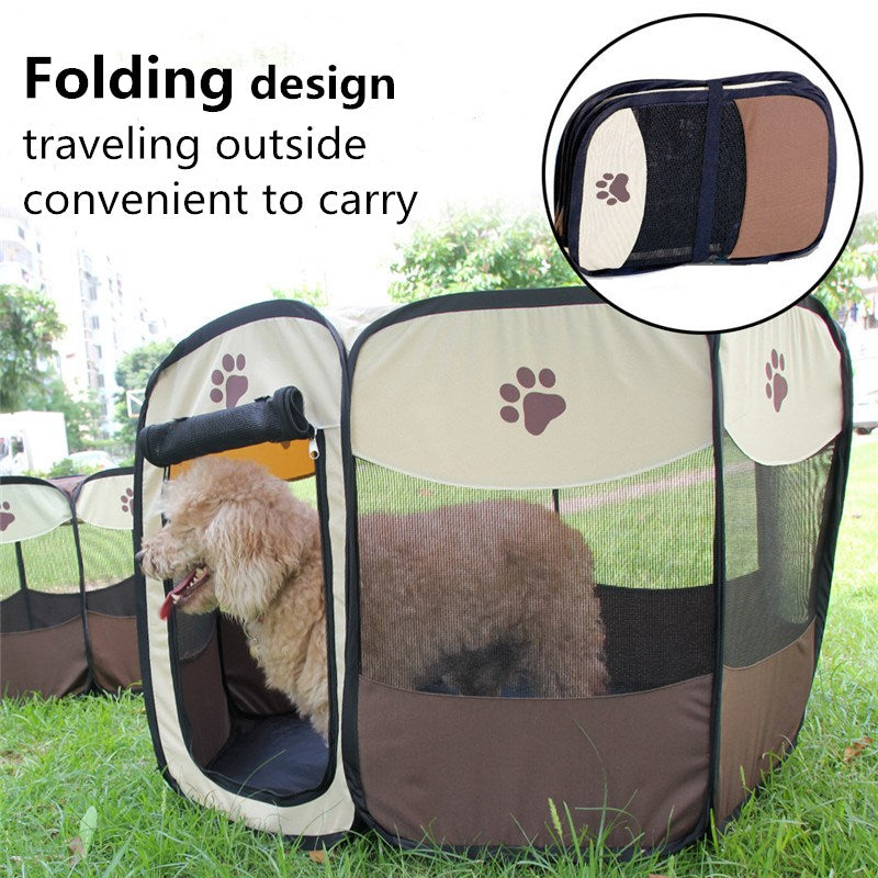 portable folding pet tent