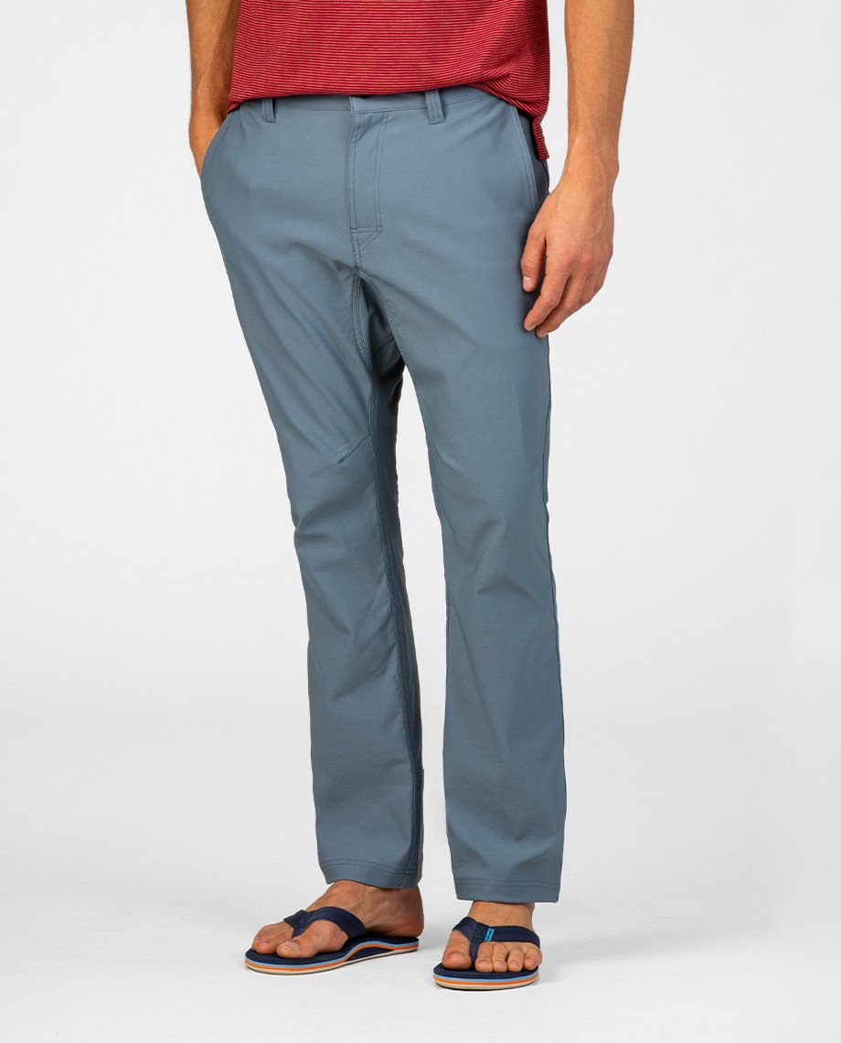 blue casual pants