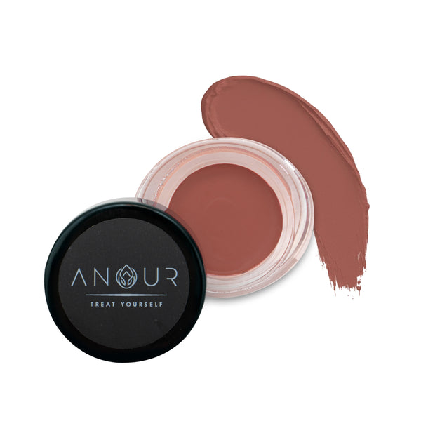 This is an image of Anour Mocha Nude Lip and Cheek Tint on www.sublimelife.in