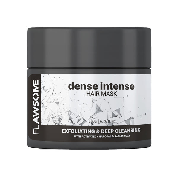 This is an image of Flawsome Dense Intense Exfoliating & Deep Cleansing Hair Mask on www.sublimelife.in