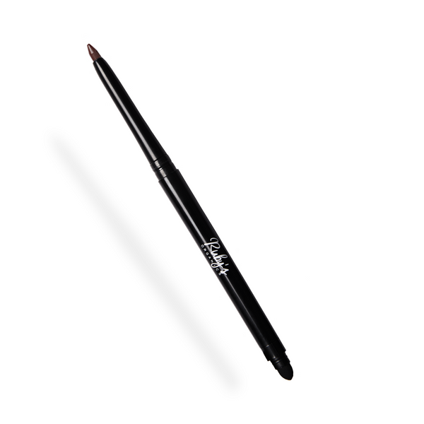 This is an image of Ruby's Organic Smoked Kohl + Brow Filler on www.sublimelife.in