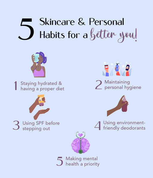 This is an image on 5 skincare & personal habits for a better you on www.sublimelife.in