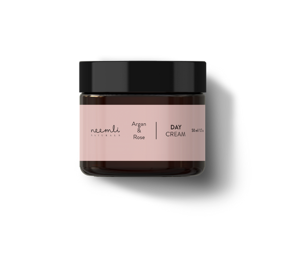 This is an image of Neemli Naturals Argan & Rose Day Cream on www.sublimelife.in